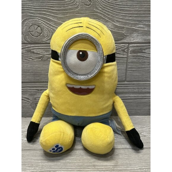 Build-A-Bear Illumination Minions Stuart Plush 15 Inch Despicable Me Yellow BAB - Picture 1 of 10